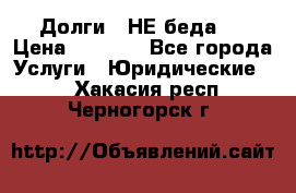 Долги - НЕ беда ! › Цена ­ 1 000 - Все города Услуги » Юридические   . Хакасия респ.,Черногорск г.